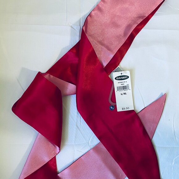 Old Navy Accessories - NEW Old Navy Tie Waist Accent Sash Belt Burgundy/Maroon/Red/Pink 3.5" x 67" NWT